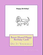 Basset Hound Happy Birthday Cards