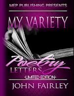 My Variety Poetry Letters