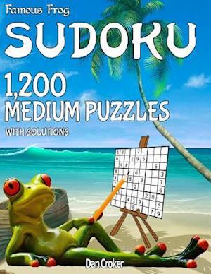Famous Frog Sudoku 1,200 Medium Puzzles with Solutions