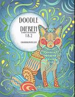 Doodle Dieren Kleurboek Voor Volwassenen 1 & 2