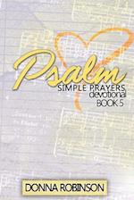 Psalm Simple Prayers Devotional Book 5