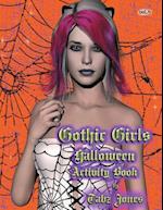 Gothic Girls Halloween Activity Book