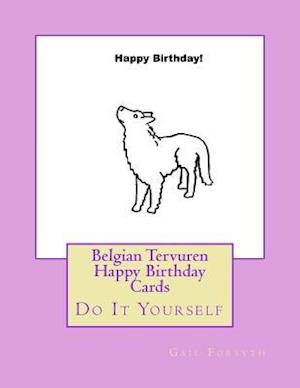 Belgian Tervuren Happy Birthday Cards