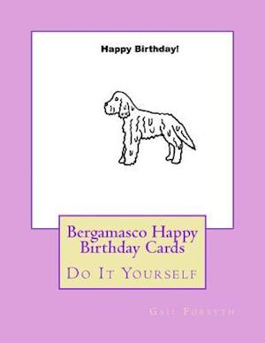 Bergamasco Happy Birthday Cards
