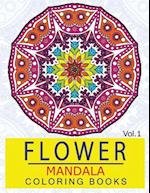 Flower Mandala Coloring Books Volume 1
