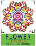 Flower Mandala Coloring Books Volume 2