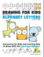 Drawing for Kids with Lowercase Alphabet Letters in Easy Steps