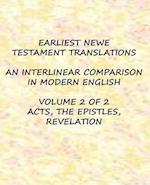 Earliest Newe Testament Translations - Volume 2