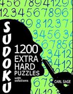 Sudoku 1,200 Extra Hard Puzzles with Solutions