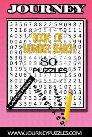Number Search Puzzles: 80 Puzzles in large 20pt font