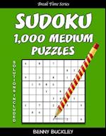 Sudoku 1,000 Medium Puzzles. Solutions Included