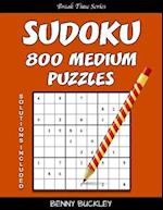Sudoku 800 Medium Puzzles. Solutions Included
