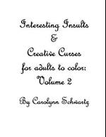 Interesting Insults & Creative Curses for Adults to Color