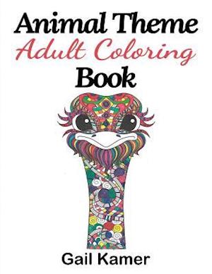Animal Theme Adult Coloring Book