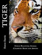 Tiger Adult Coloring Book