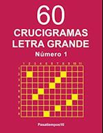 60 Crucigramas Letra Grande - N. 1
