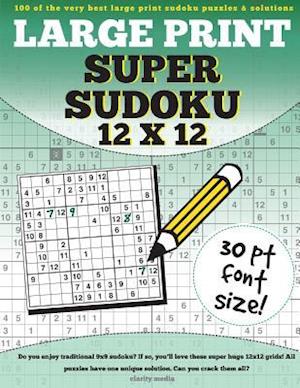 Large Print Super Sudoku 12x12