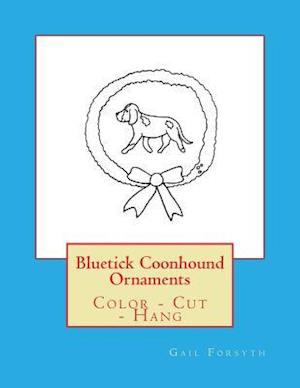 Bluetick Coonhound Ornaments