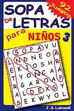 Sopa de Letras Para Niños 3