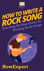 How to Write a Rock Song
