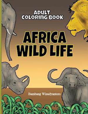 Adult Coloring Book Africa Wild Life