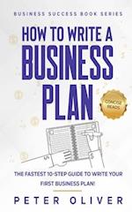 How to Write a Business Plan