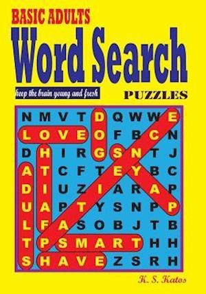 Basic Adults Word Search Puzzles