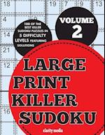 Large Print Killer Sudoku Volume 2