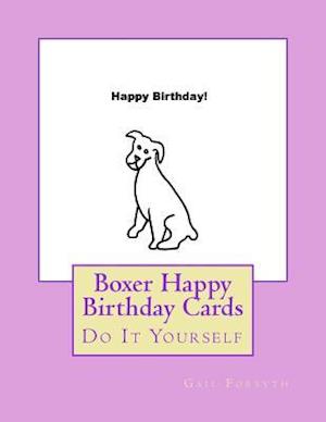 Boxer Happy Birthday Cards