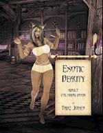 Exotic Beauty Adult Coloring Book