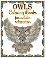 Owl Coloring Books for Adults Relaxation