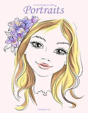 Livre de Coloriage Pour Adultes Portraits 4