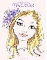 Livre de Coloriage Pour Adultes Portraits 4