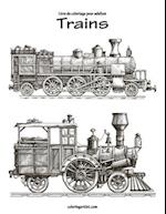 Livre de Coloriage Pour Adultes Trains 1