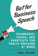 Better Business Speech