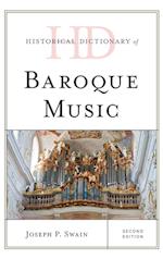 Historical Dictionary of Baroque Music