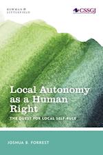 Local Autonomy as a Human Right