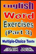 English Word Exercises (Part 3): Multiple-choice Tests 