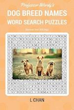 Dog Breed Names Word Search Puzzle Book