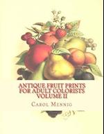 Antique Fruit Prints for Adult Colorists - Volume II