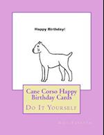 Cane Corso Happy Birthday Cards
