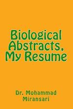 Biological Abstracts, My Resume