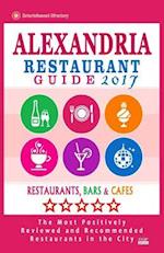 Alexandria Restaurant Guide 2017