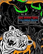 Epic Animal Fights Coloring Book