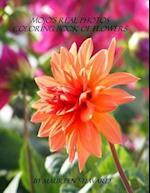 Mojo's Real Photos Coloring Book of Flowers