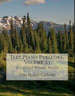 Jazz Piano Preludes, Volume 23