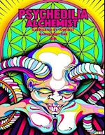 Psychedelia Alchemist Adult Coloring Book