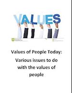 Values of People Today