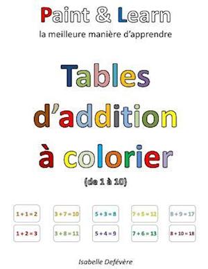 Tables D'Addition a Colorier (de 1 a 10)