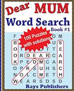 Dear Mum Word Search Book
